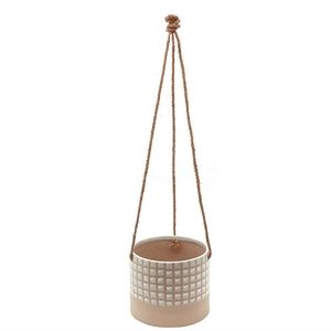 Sonoma Goods for Life Grid Pattern Hanging Planter